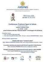 Praticare sport in salute, in arrivo un convegno per sapere come fare attività fisica in totale sicurezza